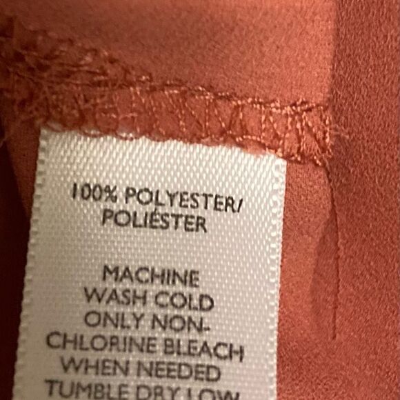 Ann Taylor Loft orange blouse XS - Picture 3 of 5
